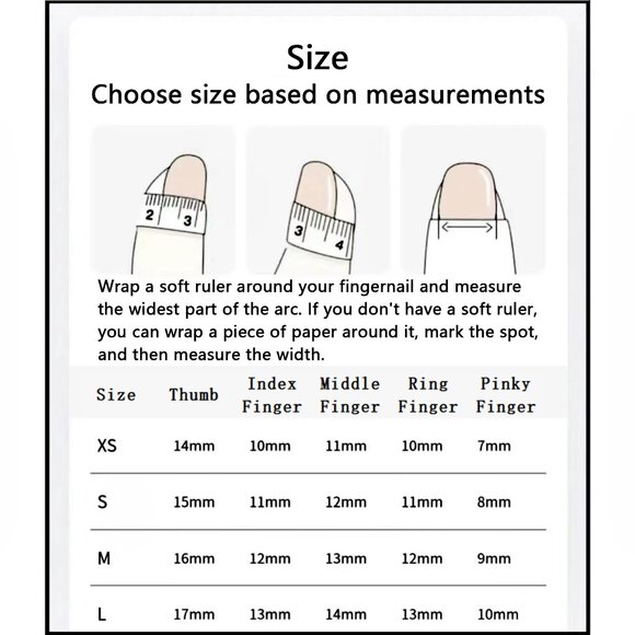 Press-on nails 【S】 - Picture 2 of 4